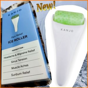 Kanjo Soothing Ice Roller Helps de-puff skin Migraines Pain Relief! New in box!